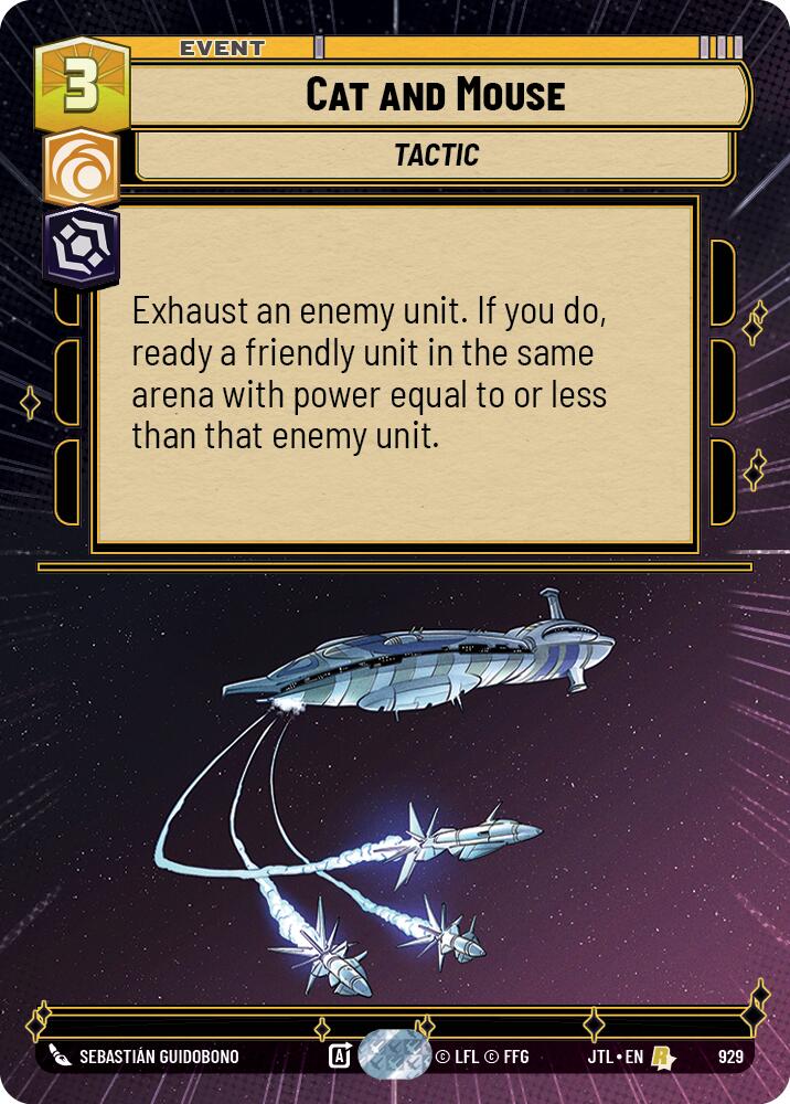 Cat and Mouse (929) (Hyperspace Foil) (929) [Jump to Lightspeed] | Odin's Place