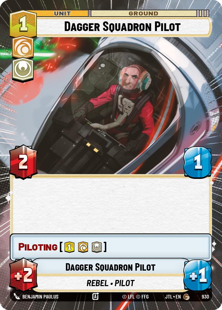 Dagger Squadron Pilot (930) (Hyperspace Foil) (930) [Jump to Lightspeed] | Odin's Place