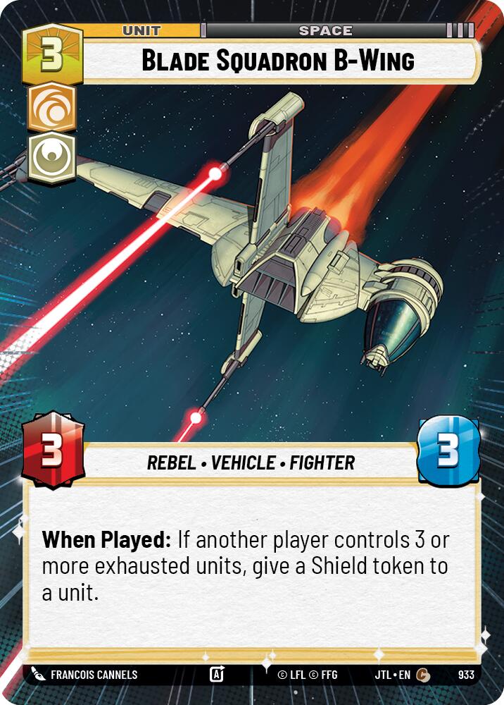 Blade Squadron B-Wing (933) (Hyperspace Foil) (933) [Jump to Lightspeed] | Odin's Place