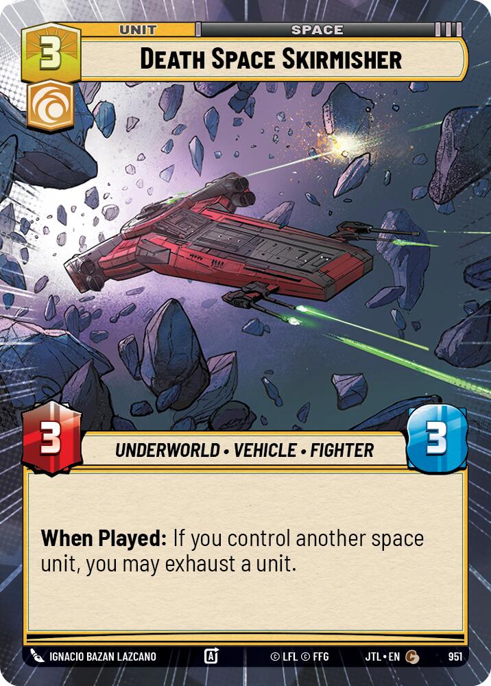 Death Space Skirmisher (951) (Hyperspace Foil) (951) [Jump to Lightspeed] | Odin's Place