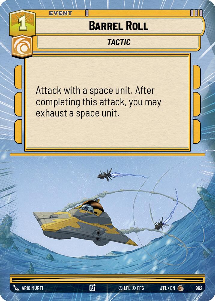 Barrel Roll (962) (Hyperspace Foil) (962) [Jump to Lightspeed] | Odin's Place