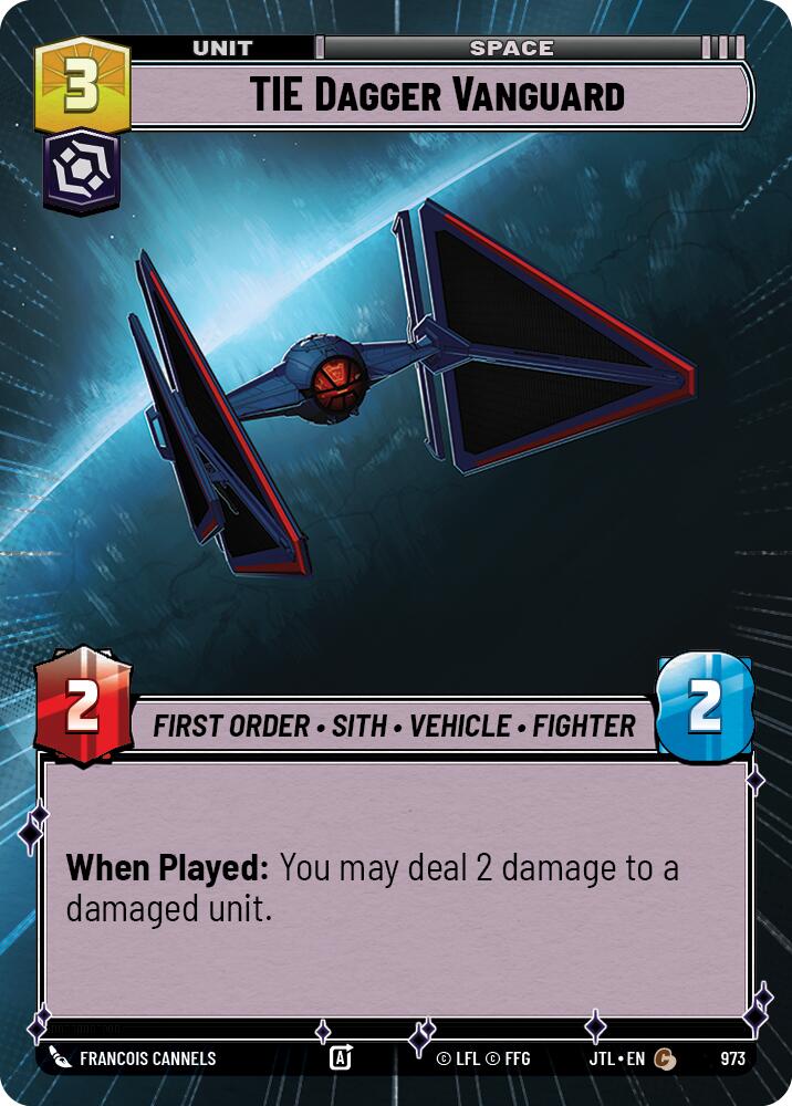 TIE Dagger Vanguard (973) (Hyperspace Foil) (973) [Jump to Lightspeed] | Odin's Place