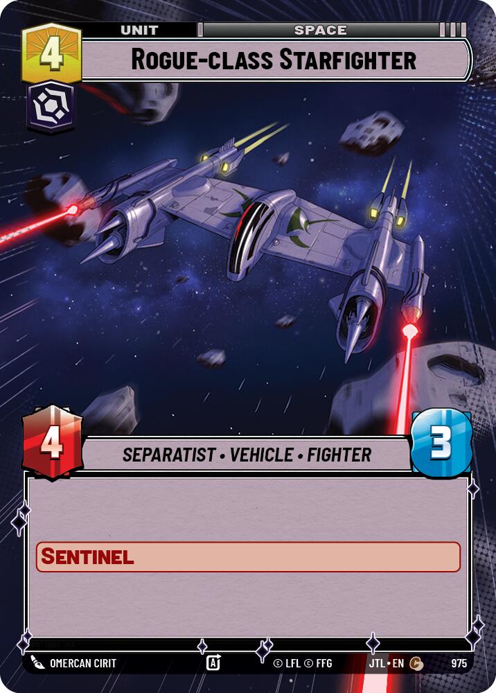 Rogue-class Starfighter (975) (Hyperspace Foil) (975) [Jump to Lightspeed] | Odin's Place