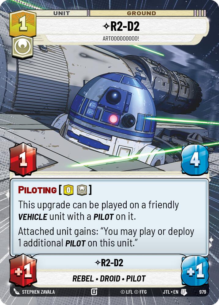 R2-D2 - Artooooooooo! (979) (Hyperspace Foil) (979) [Jump to Lightspeed] | Odin's Place