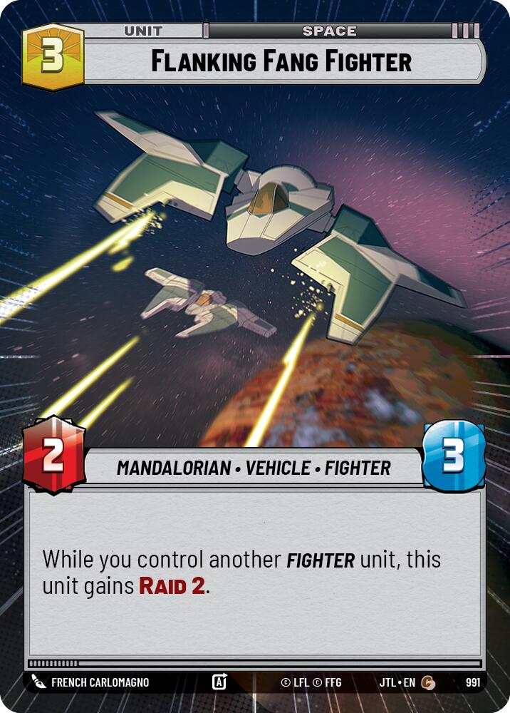 Flanking Fang Fighter (991) (Hyperspace Foil) (991) [Jump to Lightspeed] | Odin's Place