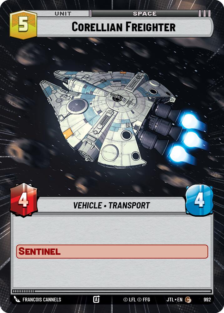 Corellian Freighter (992) (Hyperspace Foil) (992) [Jump to Lightspeed] | Odin's Place