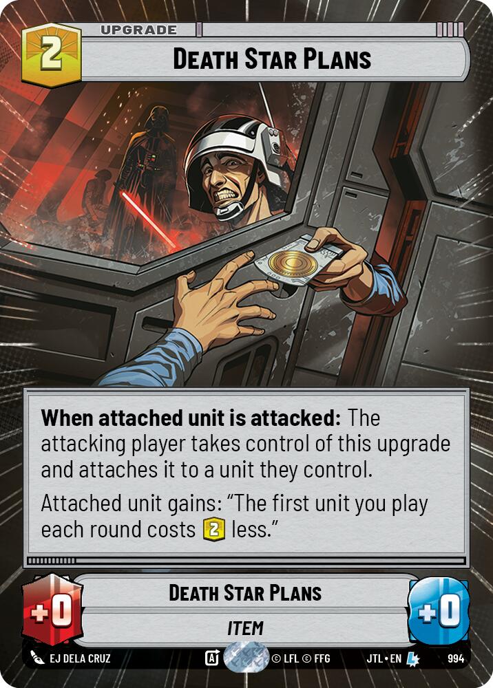 Death Star Plans (994) (Hyperspace Foil) (994) [Jump to Lightspeed] | Odin's Place