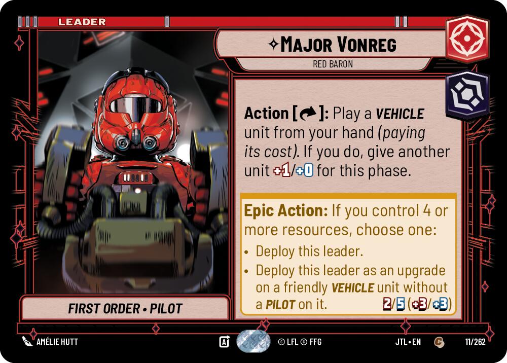Major Vonreg - Red Baron (011/262) (011/262) [Jump to Lightspeed] | Odin's Place