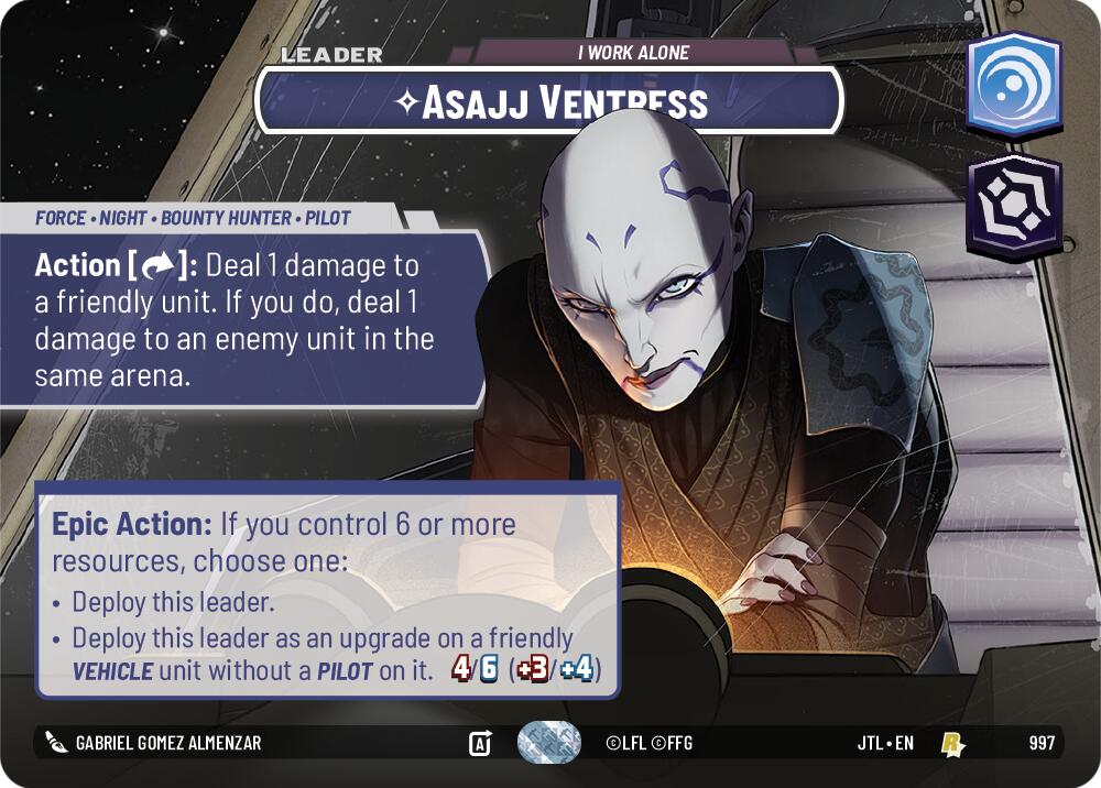 Asajj Ventress - I Work Alone (997) (Showcase) (997) [Jump to Lightspeed] | Odin's Place