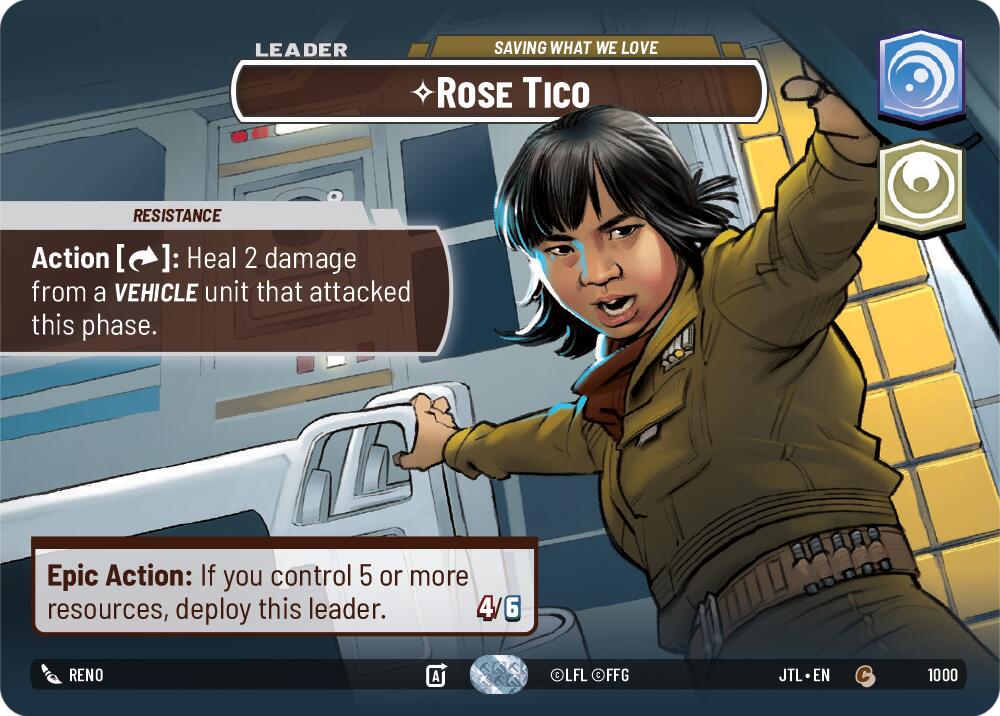 Rose Tico - Saving What We Love (1000) (Showcase) (1000) [Jump to Lightspeed] | Odin's Place