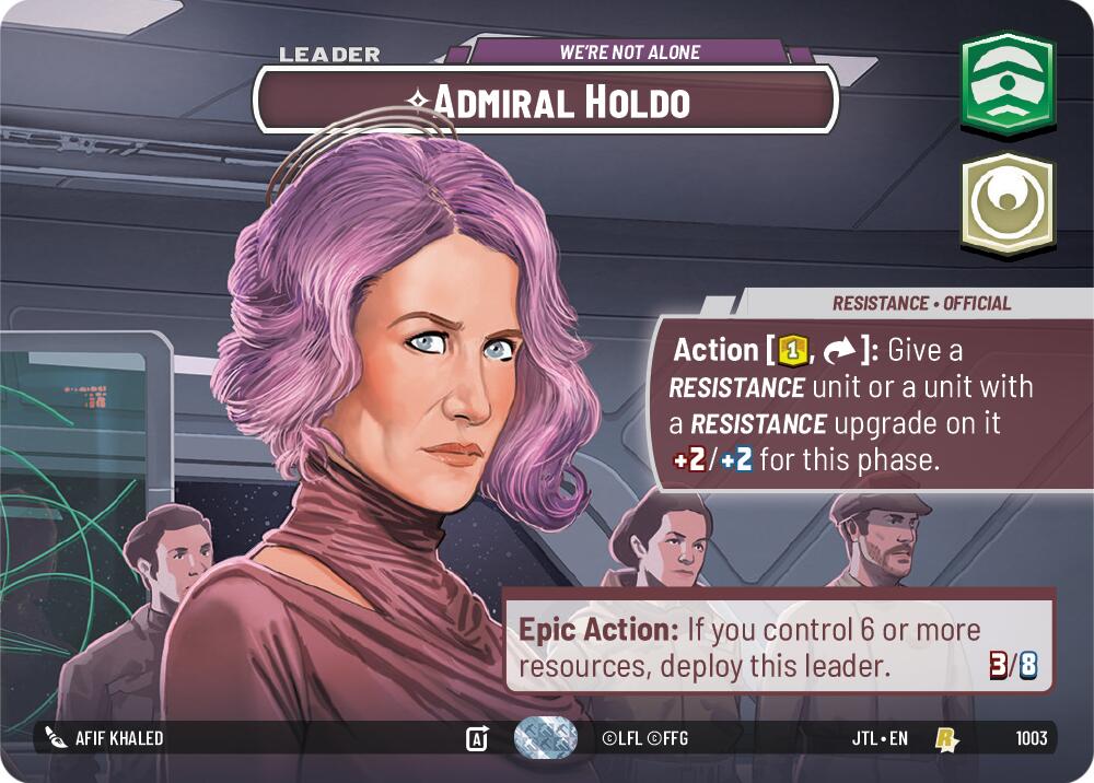 Admiral Holdo - We're Not Alone (1003) (Showcase) (1003) [Jump to Lightspeed] | Odin's Place