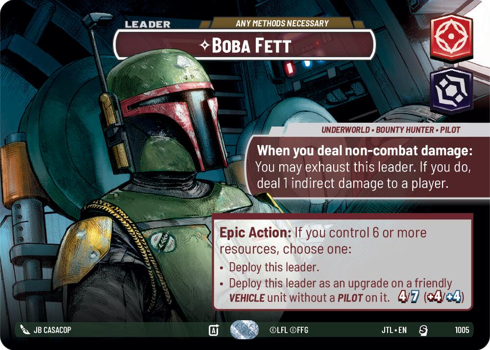 Boba Fett - Any Methods Necessary (1005) (Showcase) (1005) [Jump to Lightspeed] | Odin's Place