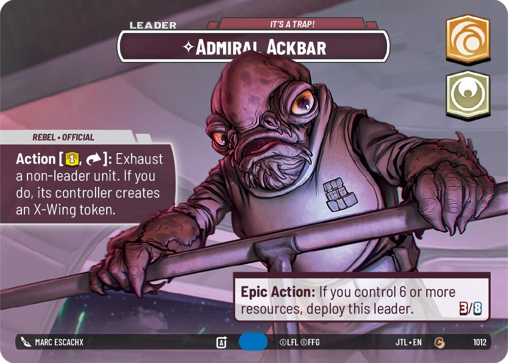 Admiral Ackbar - It's A Trap! (1012) (Showcase) (1012) [Jump to Lightspeed] | Odin's Place