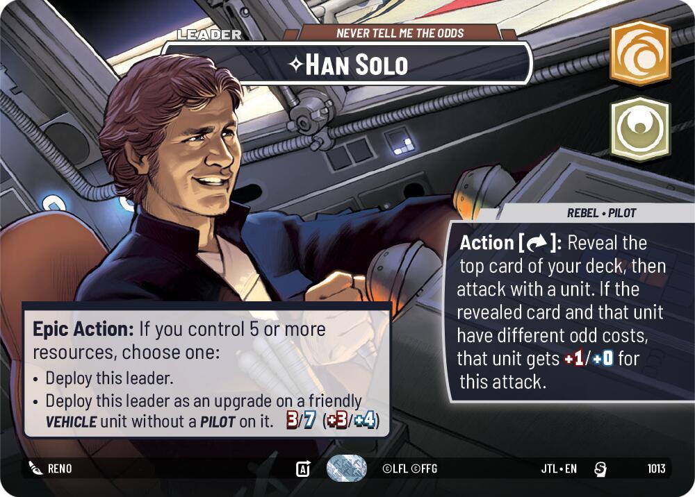 Han Solo - Never Tell Me the Odds (1013) (Showcase) (1013) [Jump to Lightspeed] | Odin's Place