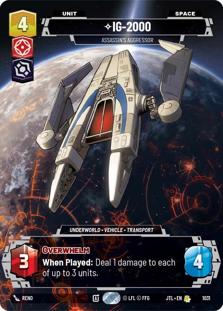 IG-2000 - Assassin's Aggressor (1031) (Prestige) (1031) [Jump to Lightspeed] | Odin's Place