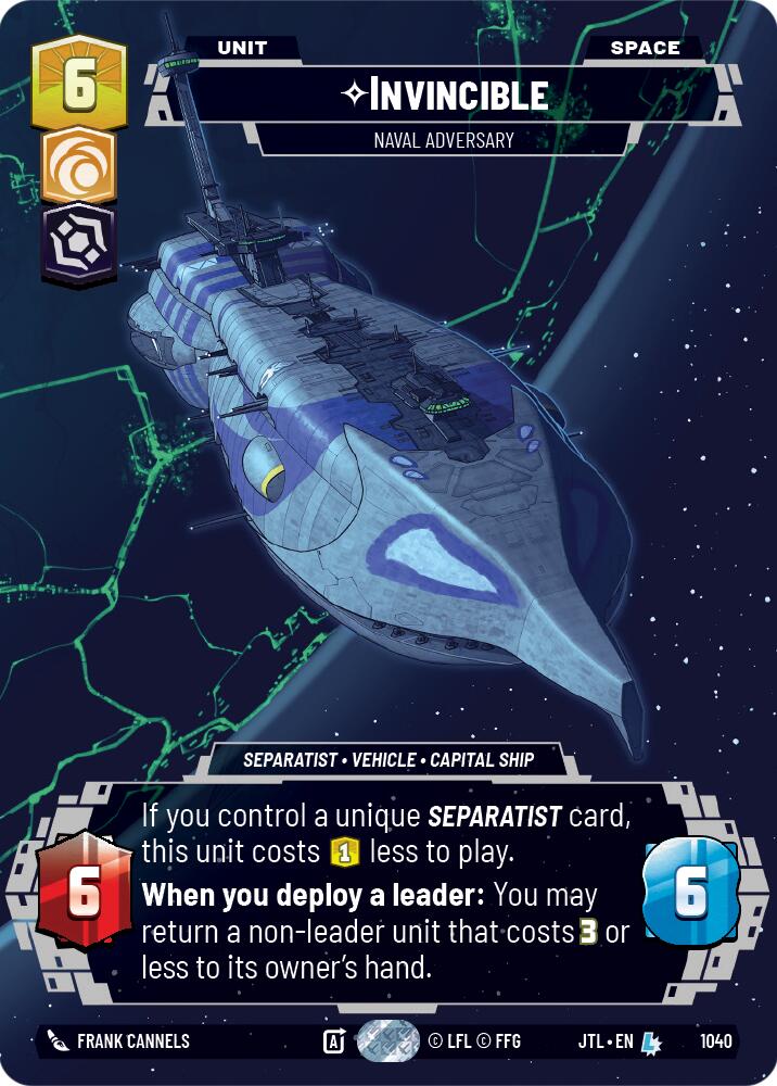Invincible - Naval Adversary (1040) (Prestige) (1040) [Jump to Lightspeed] | Odin's Place