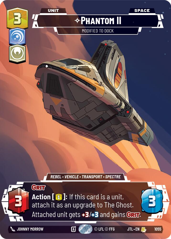 Phantom II - Modified to Dock (1055) (Prestige Foil) (1055) [Jump to Lightspeed] | Odin's Place
