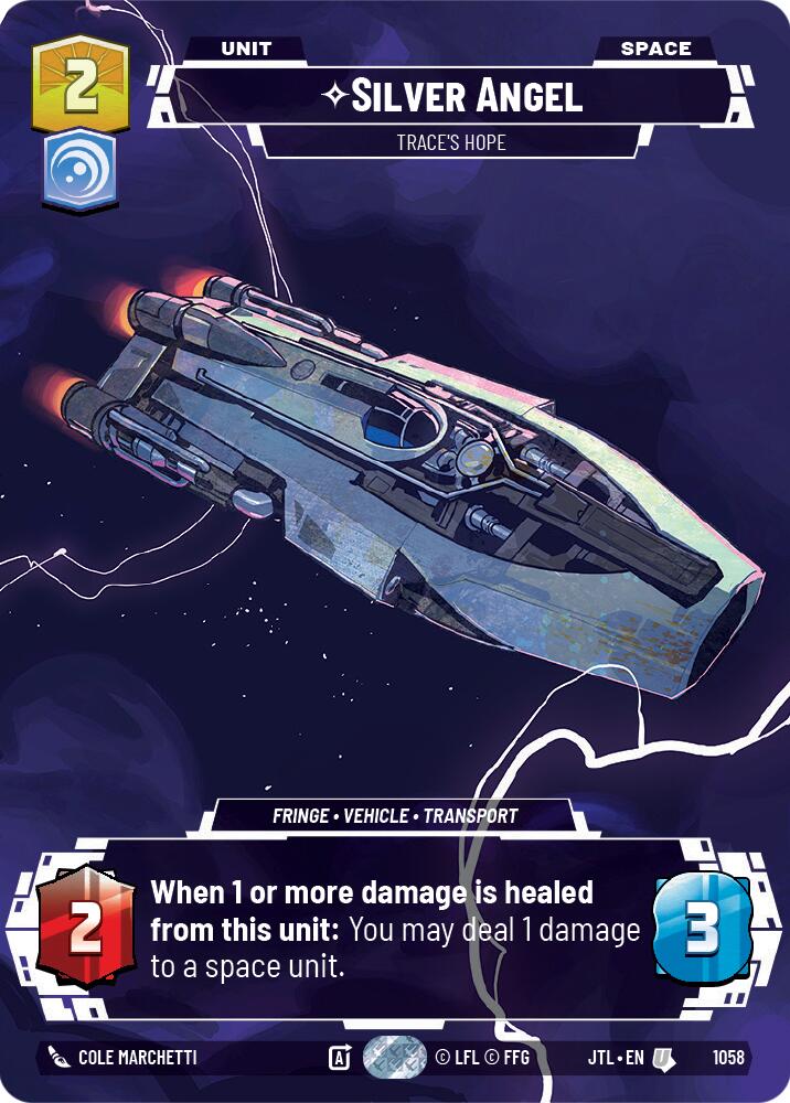 Silver Angel - Trace's Hope (1058) (Prestige Foil) (1058) [Jump to Lightspeed] | Odin's Place