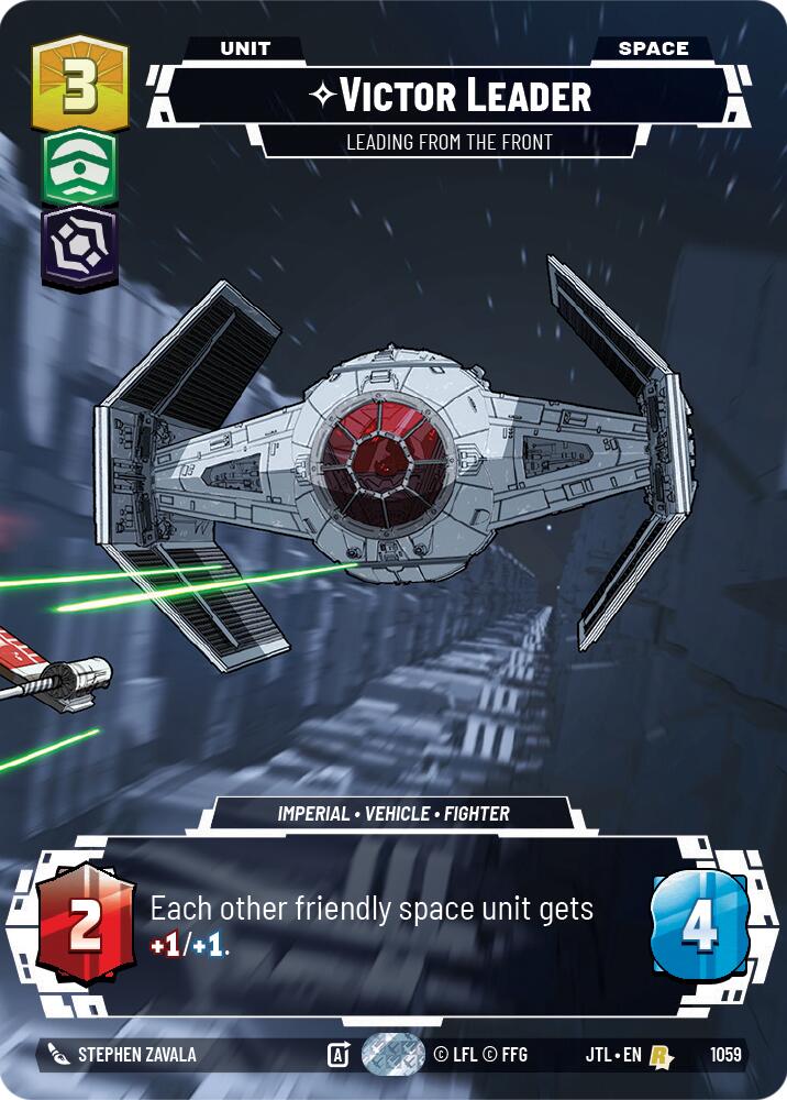 Victor Leader - Leading from the Front (1059) (Prestige Foil) (1059) [Jump to Lightspeed] | Odin's Place