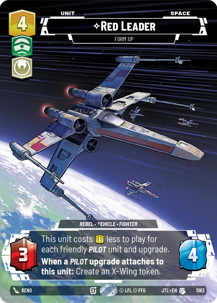 Red Leader - Form Up (1063) (Prestige Foil) (1063) [Jump to Lightspeed] | Odin's Place