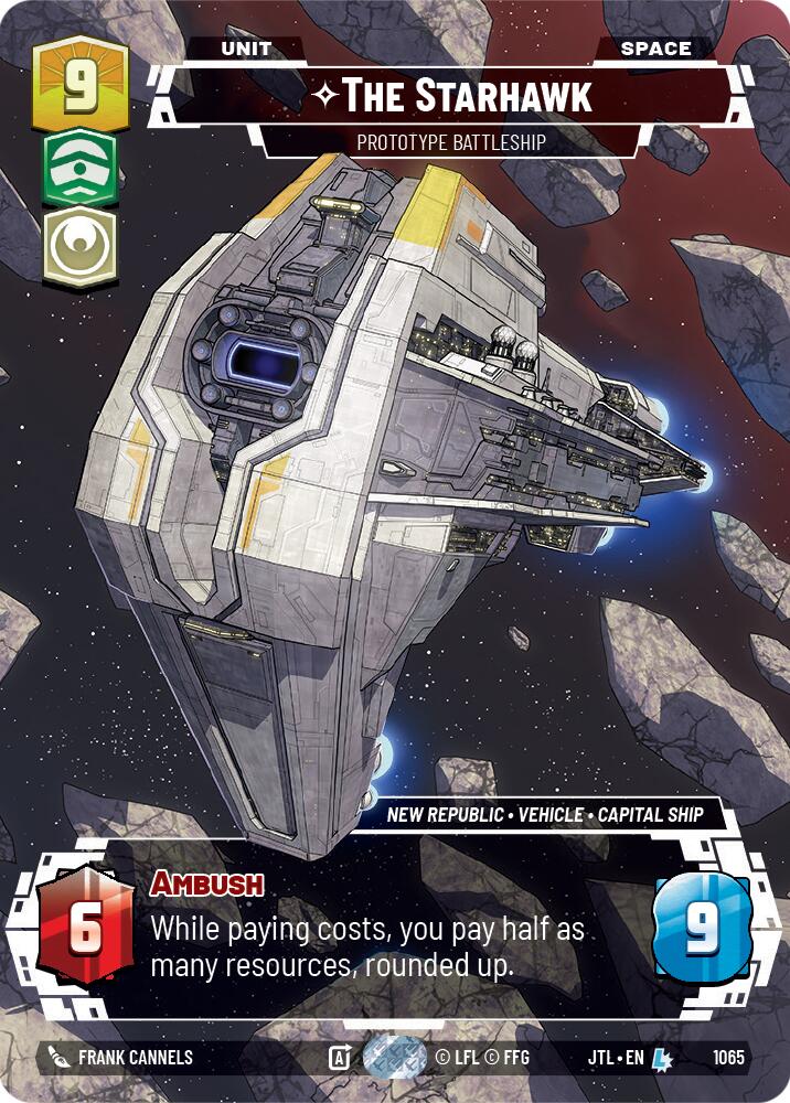 The Starhawk - Prototype Battleship (1065) (Prestige Foil) (1065) [Jump to Lightspeed] | Odin's Place