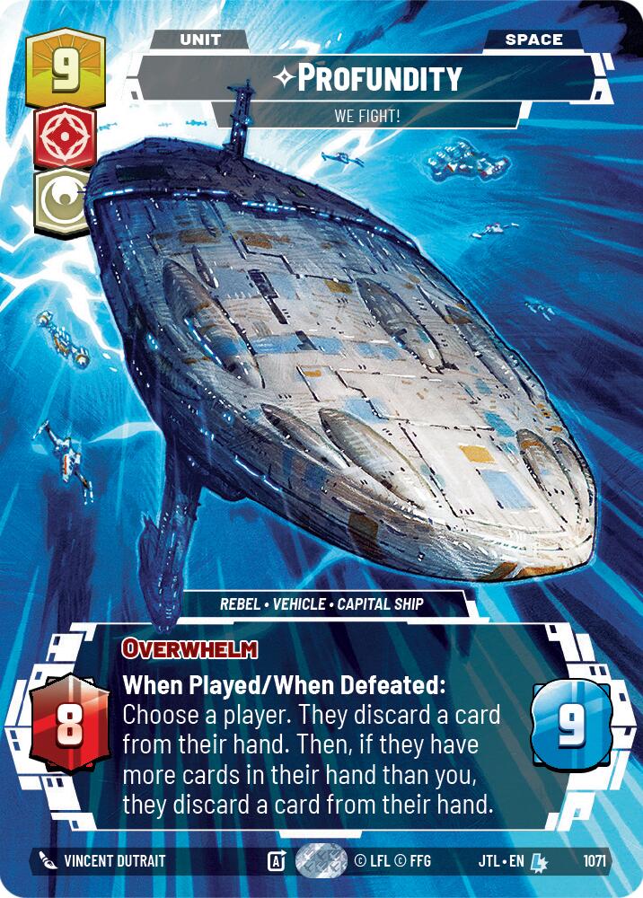 Profundity - We Fight! (1071) (Prestige Foil) (1071) [Jump to Lightspeed] | Odin's Place
