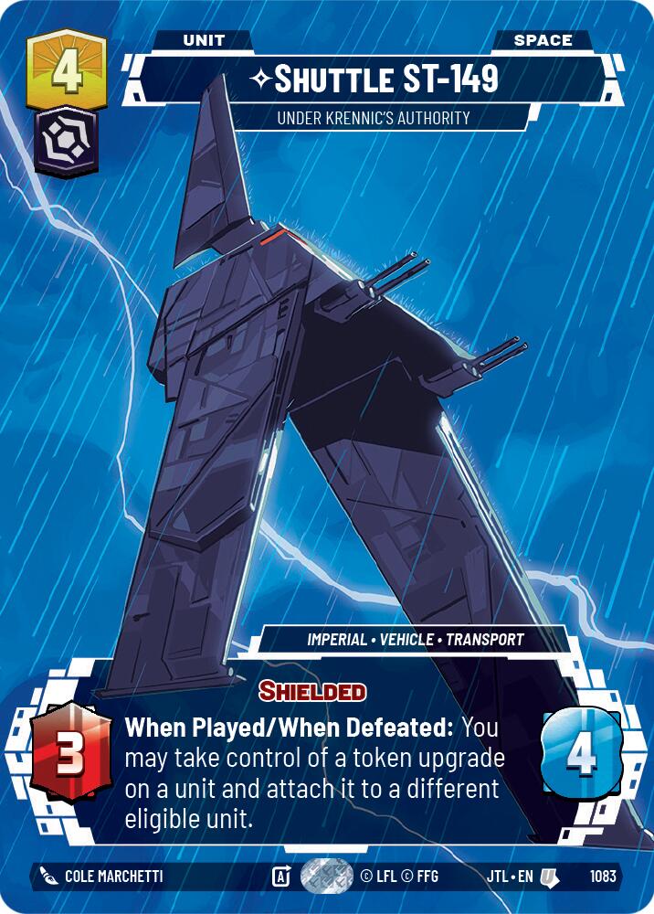 Shuttle ST-149 - Under Krennic's Authority (1083) (Prestige Foil) (1083) [Jump to Lightspeed] | Odin's Place