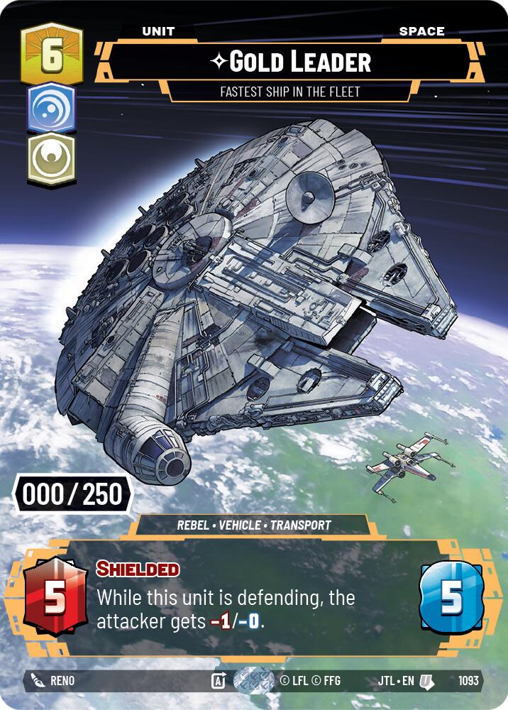 Gold Leader - Fastest Ship in the Fleet (1093) (Serialized) (1093) [Jump to Lightspeed] | Odin's Place
