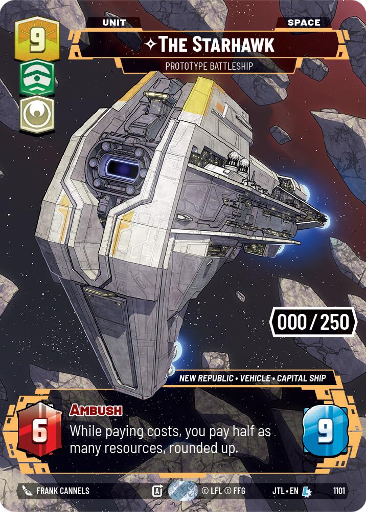 The Starhawk - Prototype Battleship (1101) (Serialized) (1101) [Jump to Lightspeed] | Odin's Place