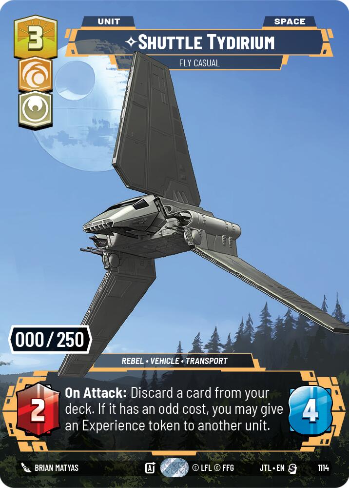 Shuttle Tydirium - Fly Casual (1114) (Serialized) (1114) [Jump to Lightspeed] | Odin's Place