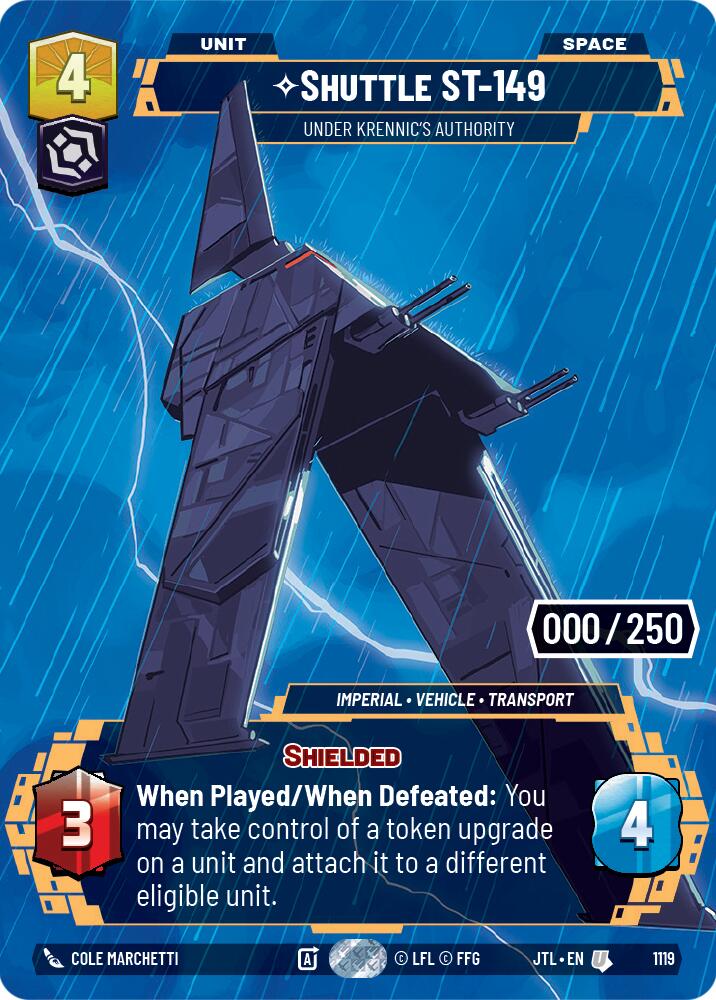 Shuttle ST-149 - Under Krennic's Authority (1119) (Serialized) (1119) [Jump to Lightspeed] | Odin's Place