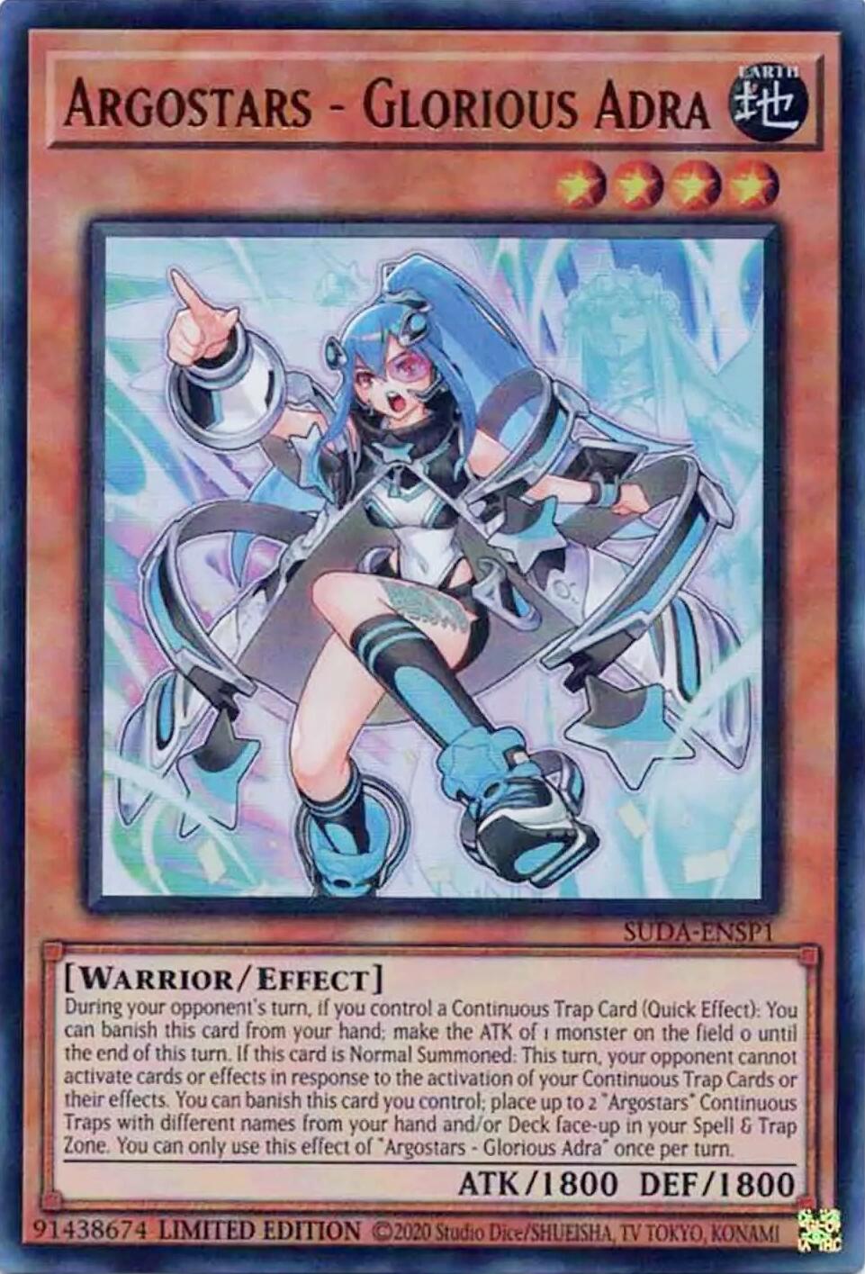 Argostars - Glorious Adra [SUDA-ENSP1] Ultra Rare | Odin's Place
