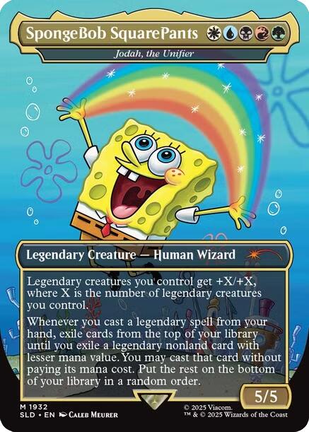 SpongeBob SquarePants - Jodah, the Unifier [Secret Lair Drop Series] | Odin's Place