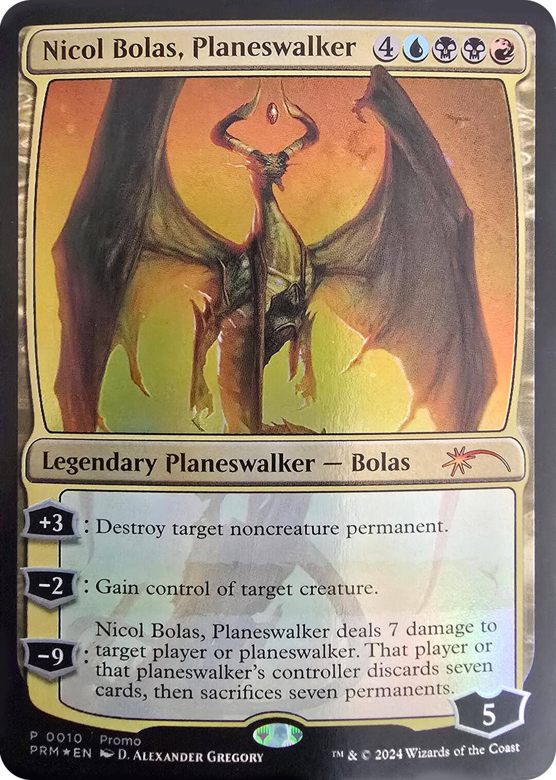 Nicol Bolas, Planeswalker [Media Promos] | Odin's Place
