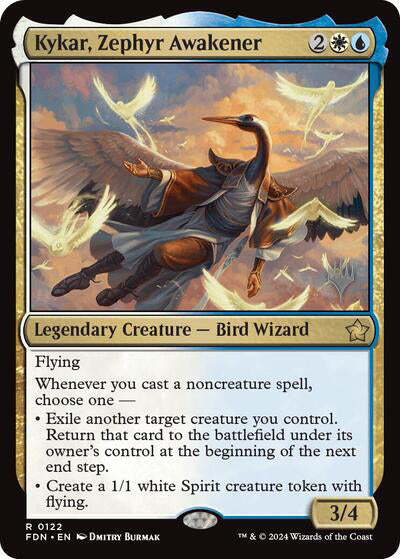 Kykar, Zephyr Awakener (Promo Pack) [Foundations Promos] | Odin's Place