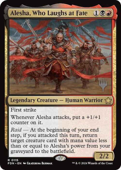 Alesha, Who Laughs at Fate (Promo Pack) [Foundations Promos] | Odin's Place