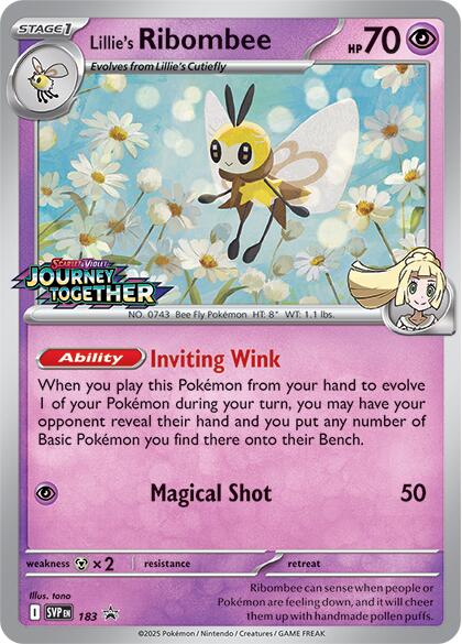 Lillie's Ribombee (183) [Scarlet & Violet: Black Star Promos] | Odin's Place