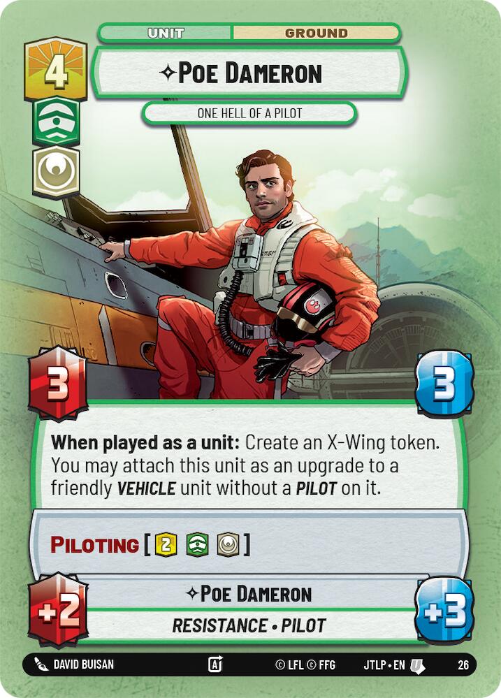 Poe Dameron - One Hell of a Pilot (26) (26) [Jump to Lightspeed: Weekly Play] | Odin's Place