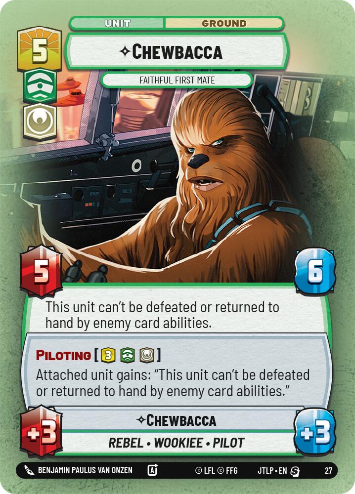 Chewbacca - Faithful First Mate (27) (27) [Jump to Lightspeed: Weekly Play] | Odin's Place