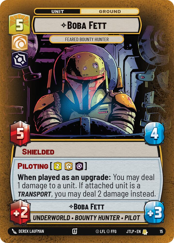 Boba Fett - Feared Bounty Hunter (15) (15) [Jump to Lightspeed: Weekly Play] | Odin's Place