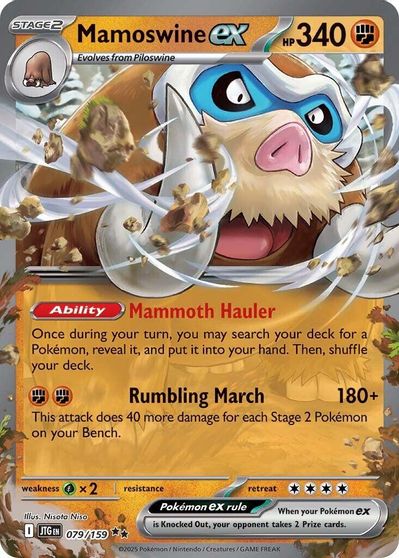 Mamoswine ex (079/159) [Scarlet & Violet: Journey Together] | Odin's Place