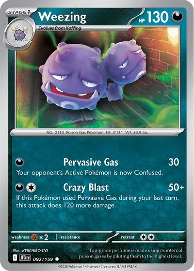 Weezing (092/159) [Scarlet & Violet: Journey Together] | Odin's Place