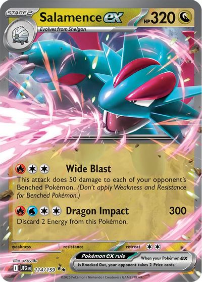 Salamence ex (114/159) [Scarlet & Violet: Journey Together] | Odin's Place