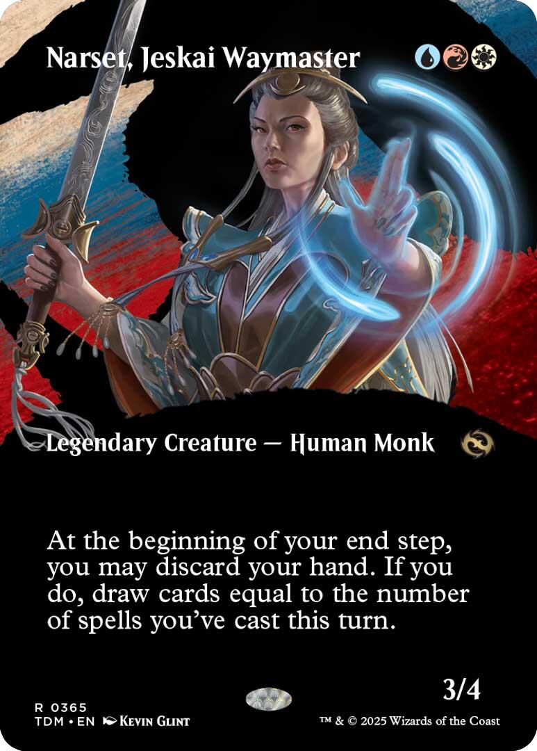 Narset, Jeskai Waymaster (Borderless) [Tarkir: Dragonstorm] | Odin's Place