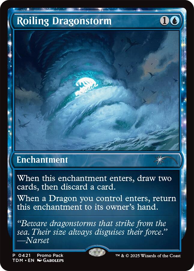 Roiling Dragonstorm [Tarkir: Dragonstorm Promos] | Odin's Place