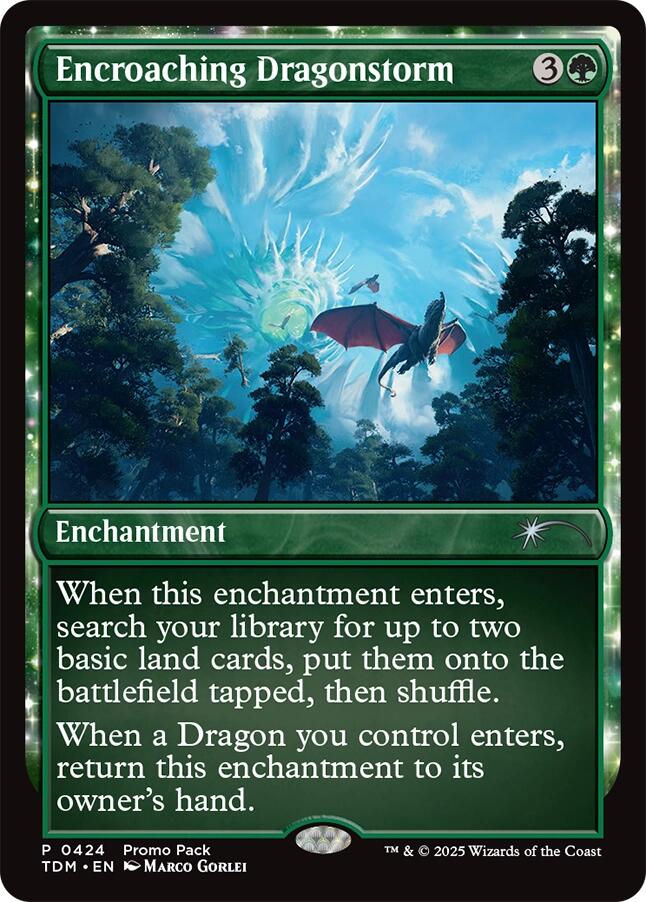 Encroaching Dragonstorm [Tarkir: Dragonstorm Promos] | Odin's Place