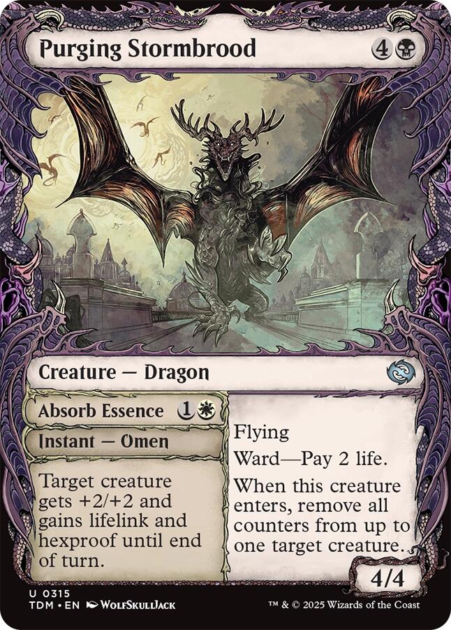 Purging Stormbrood (Showcase) [Tarkir: Dragonstorm] | Odin's Place