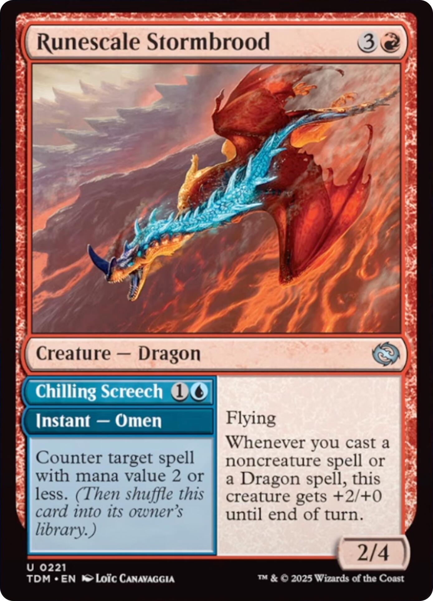 Runescale Stormbrood [Tarkir: Dragonstorm] | Odin's Place