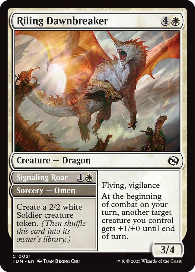 Riling Dawnbreaker [Tarkir: Dragonstorm] | Odin's Place