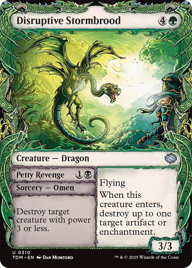Disruptive Stormbrood (Showcase) [Tarkir: Dragonstorm] | Odin's Place